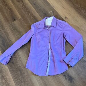 Purple Button-Up Shirt